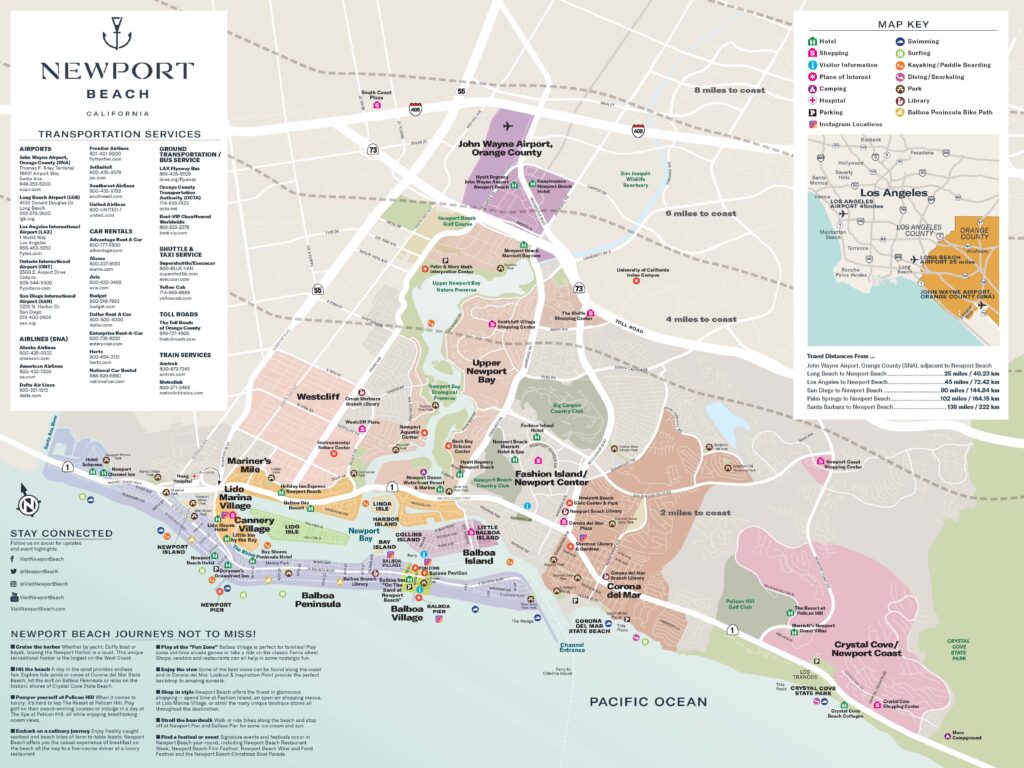 Newport Beach Map