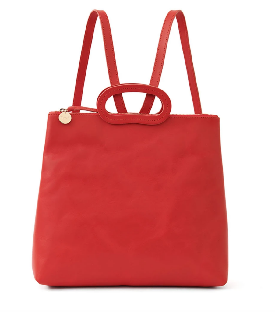 Marcelle Backpack in Cherry Red 